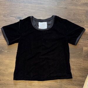 Black Velvet Women's Top